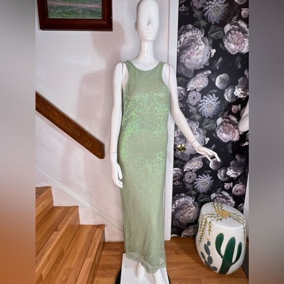 Anthropologie byTiMo Sequins Strap Dress/ size XS - Picture 5 of 8